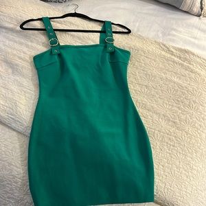 Revolve Green SuperDown Cocktail Dress